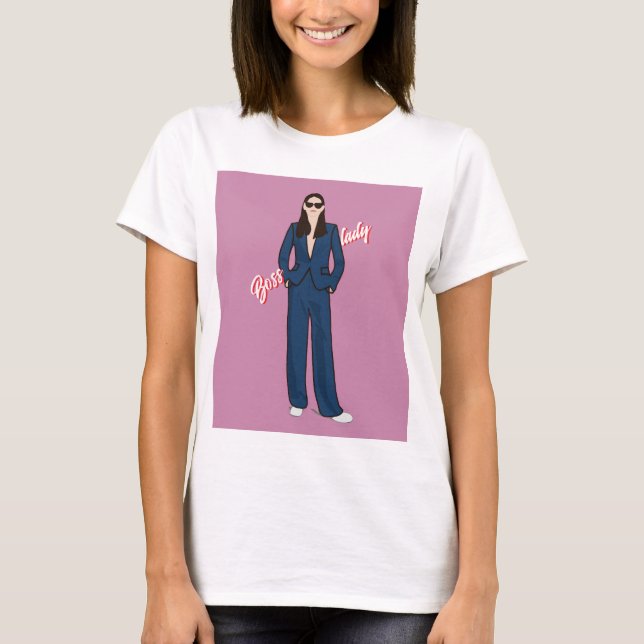 T-shirt boss lady (Front)