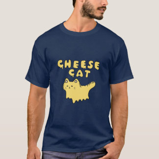 T-Shirt Cheese Cat Neko Kawaii Melting Cat Meme