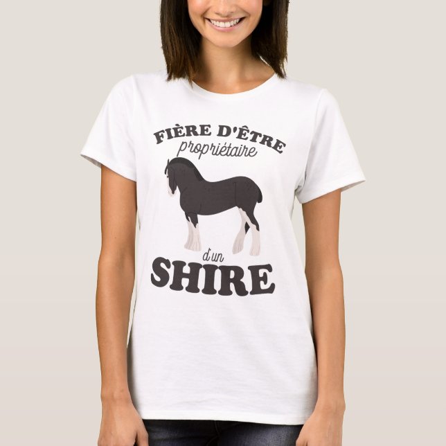 T-shirt Cheval percheron 2 (Front)