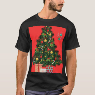 T-shirt Christmas Watercolor Botanical Clas