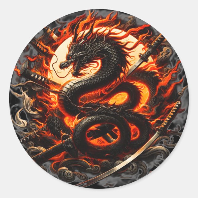 T-Shirt Classic Round Sticker (Front)