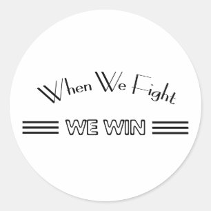 T-Shirt Classic Round Sticker