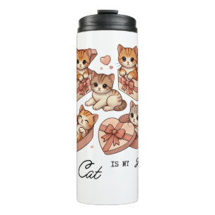T-Shirt cute gift cat Thermal Tumbler