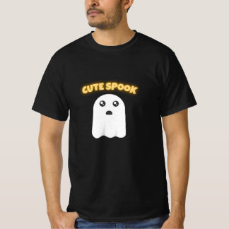 T-Shirt Cute Spook | Minimalist Kawaii Ghost Hallo