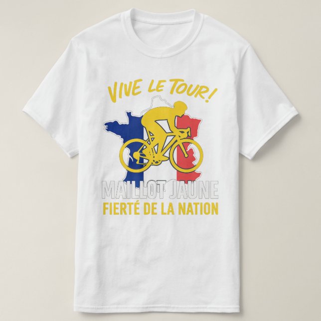 T-shirt Cyclisme Tour de France - Sports Maillot (Design Front)