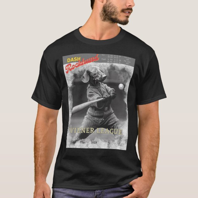 T-shirt Dash Rockhund Base ball player (Front)
