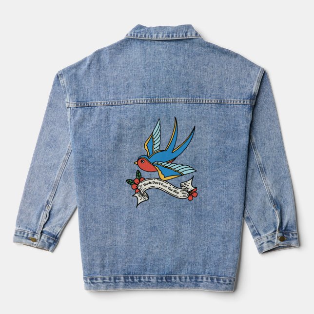 T-Shirt Denim Jacket (Back)