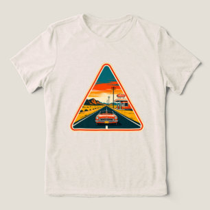 T-Shirt: Desert Adventure - Vintage Tri-Blend Shirt
