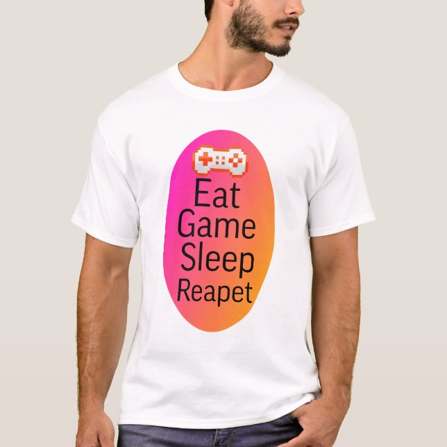 T-shirt design for gamers (Front)