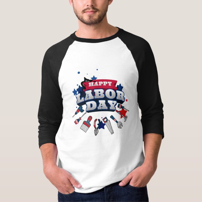 T-shirt design of labour day (Front)