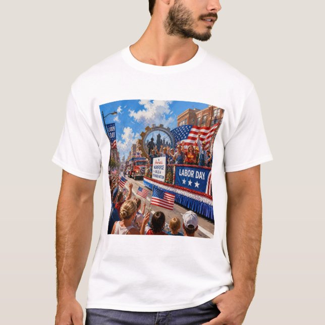 T-shirt design of labour day (Front)