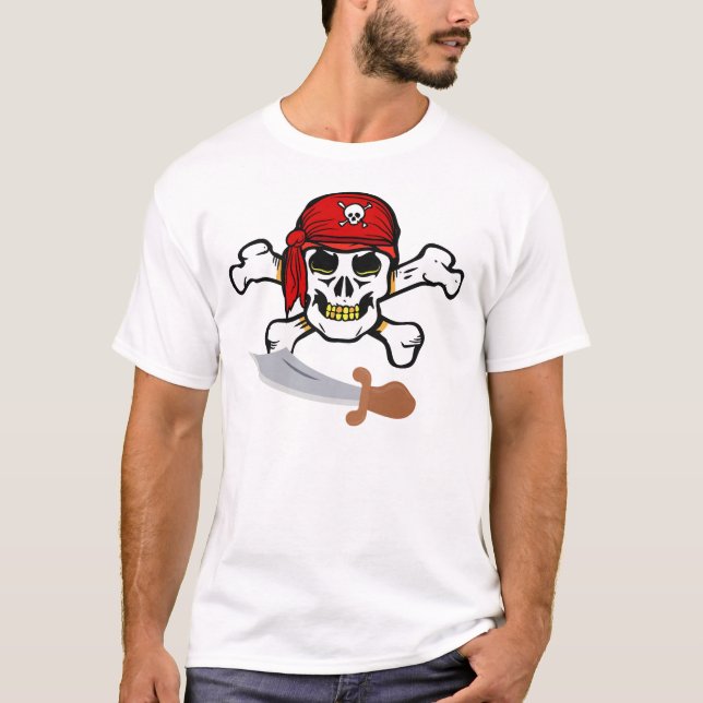 t-shirt design skull & bones (Front)