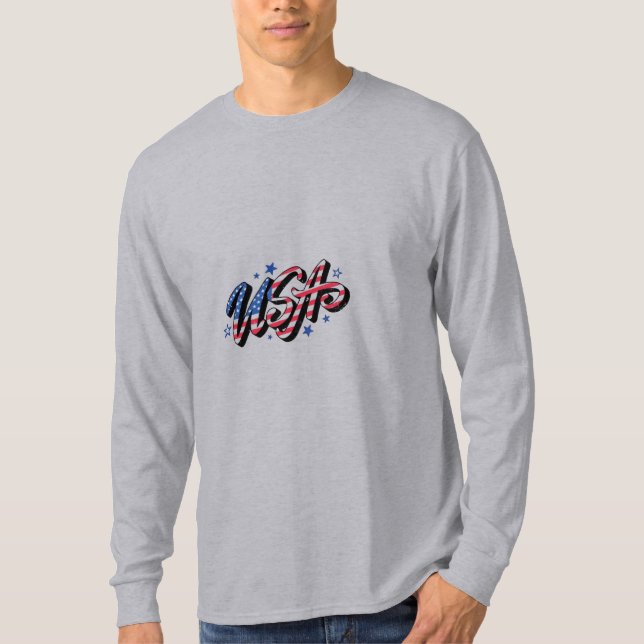 T-shirt design usa (Front)