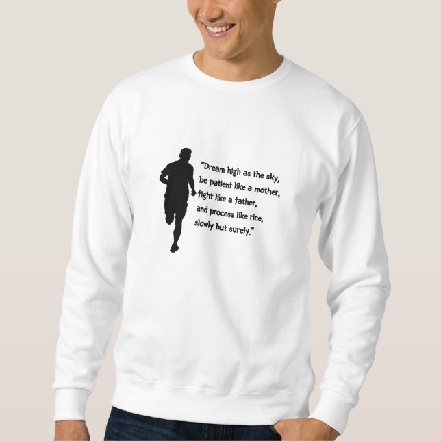 T-shirt design with words motivational sweatshirt (Front)