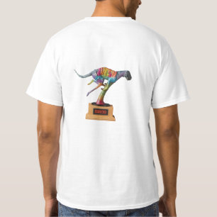 T-shirt designed "Keep Moving Forward"