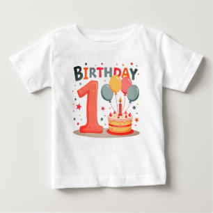 T-shirt designs for a One-year-old's birthday
