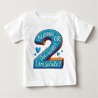 T-shirt designs for a two-year-old's birthday
