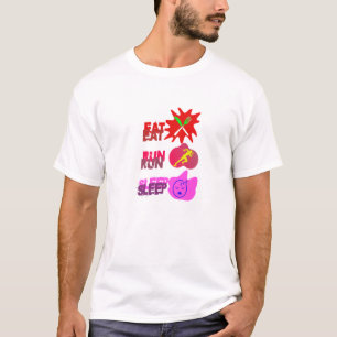 T-Shirt EAT RUN SLEEP REPEAT