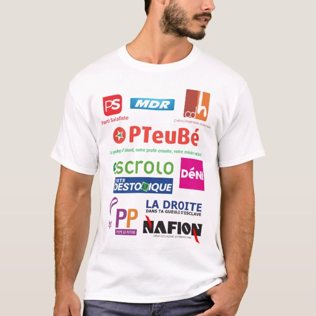 T-Shirt Elections 2019 Belgium Parody (Front)