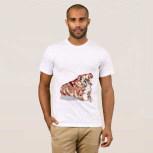 T-Shirt English Bull Dog - Add on what you'd like