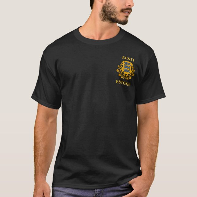 T-Shirt - Estonian Crest/Eesti Vapp (Front)