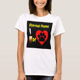 T-Shirt Eternal Flame Of Love With Paw
