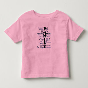T-Shirt- family lines Toddler T-Shirt