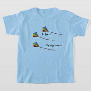 T-shirt - Flying proud (Name Template)