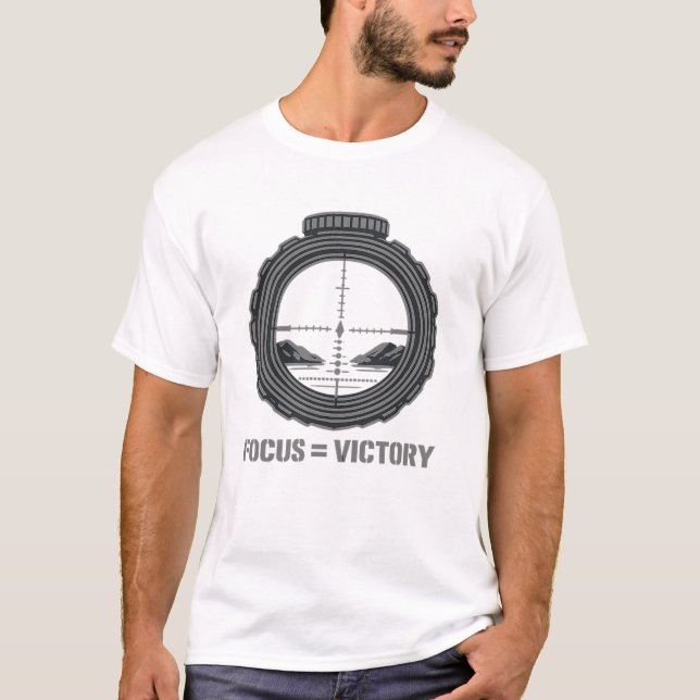 T-shirt Focus = Victory Tactical Scope (Front)