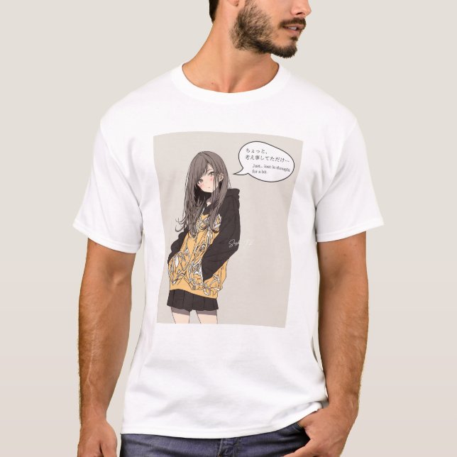 T-shirt for a little thought | Sushi Musume genera (Front)