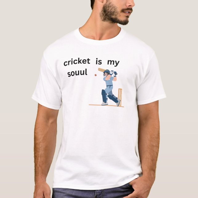t-shirt for cricket lovers (Front)