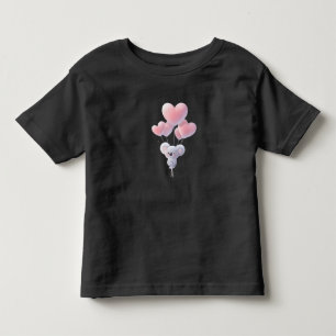 T-Shirt for kids with teady bear and balloon 