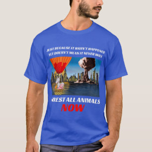 t-shirt for people who are very afraid of animals