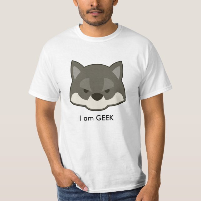T-shirt fox I a.m. Geek (Front)