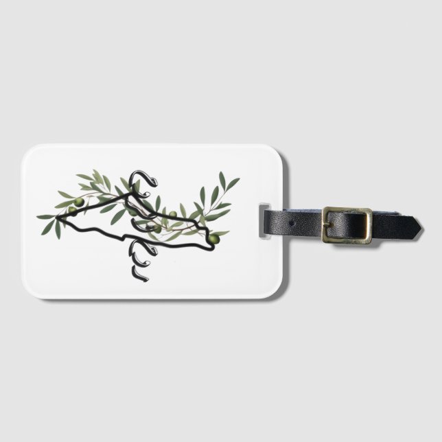 T-Shirt  free palestine روح الروح Luggage Tag (Front Horizontal)