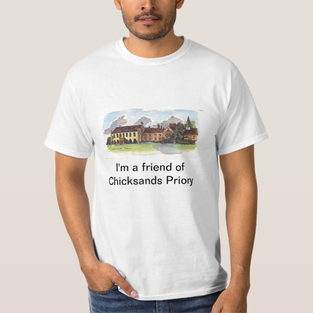 T shirt Friend of Chicksands Priory (Front)