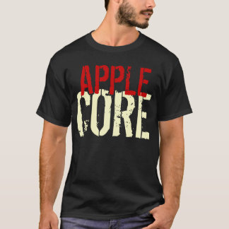 T-Shirt Funny Apple Core Customisable Garment