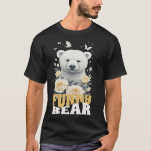 T-SHIRT FUNNY BEAR NEW FASHION DESIGNER TEE