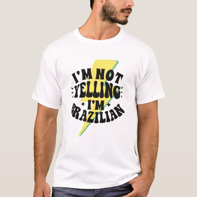 T-shirt Funny Brazil | Brazilian Gift   (Front)