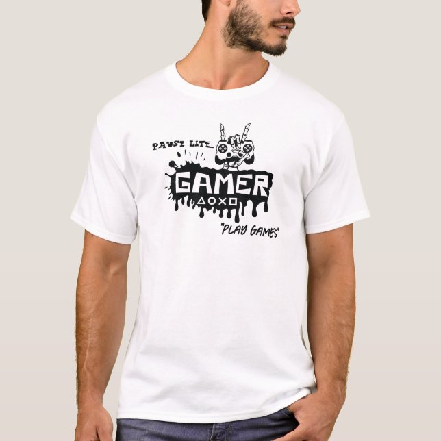 T-shirt Gamer, Custom T-Shirt. (Front)