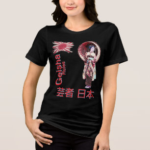 T-Shirt Geisha Tri-Blend Shirt