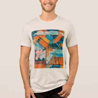 T-Shirt - Geometric Resonances Tri-Blend Shirt