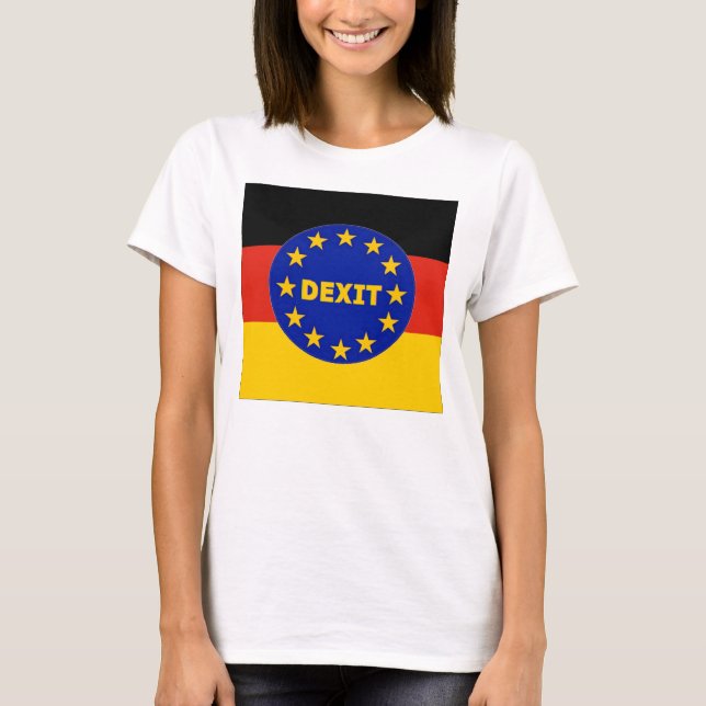 T-Shirt German Flag EU Dexit (Front)