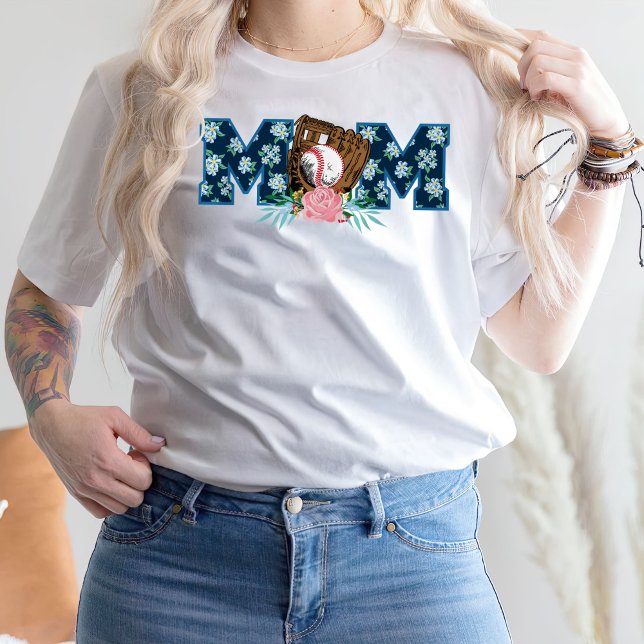 T-Shirt Gift For Mum, Baseball Vibes T-Shirt (Creator Uploaded)