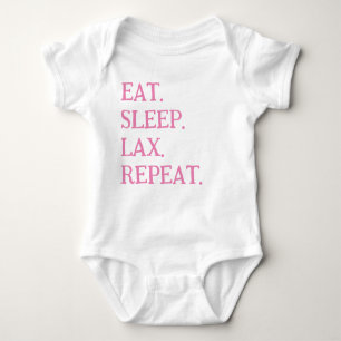 T-Shirt GIRLS PINK LACROSSE COACHES BABY INFANT Baby Bodysuit