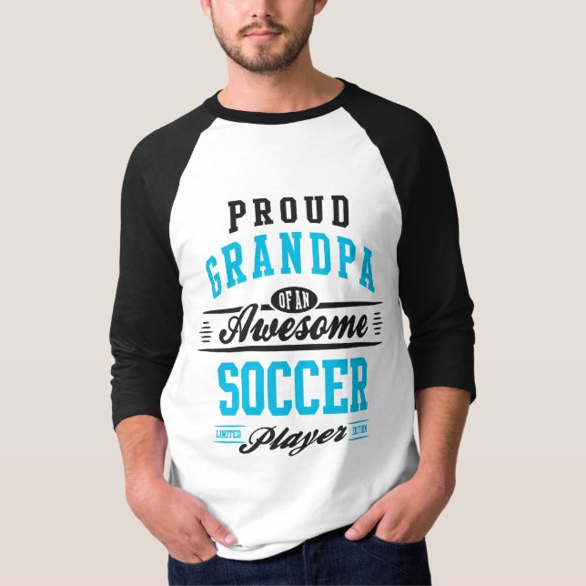 T-shirt Grandpa Awesome Soccer (Front)