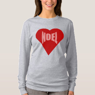 T-shirt gris manches longues pour femme NOEL