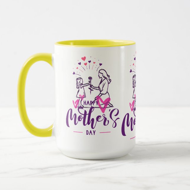T-shirt Happy Mother day Girf  Mug (Left)