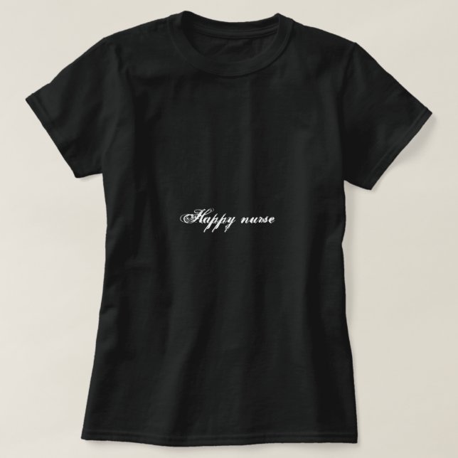 T-shirt happy nurse (Design Front)