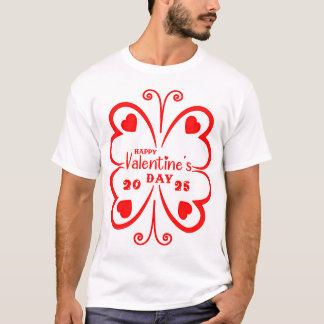 T-shirt Happy Valentine's Day Butterfly 2025